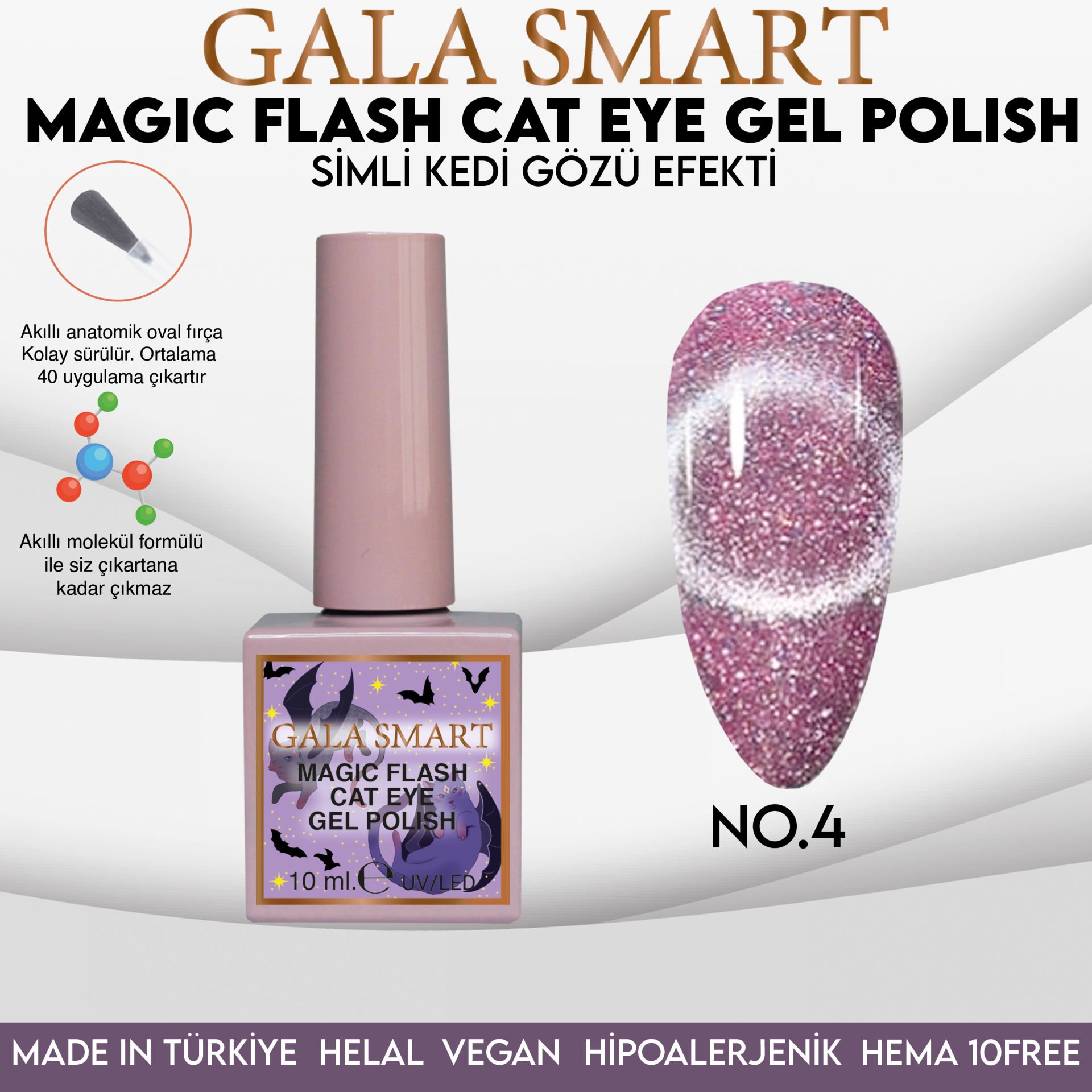 Magic Flash Cat Eye 10 ml No:04
