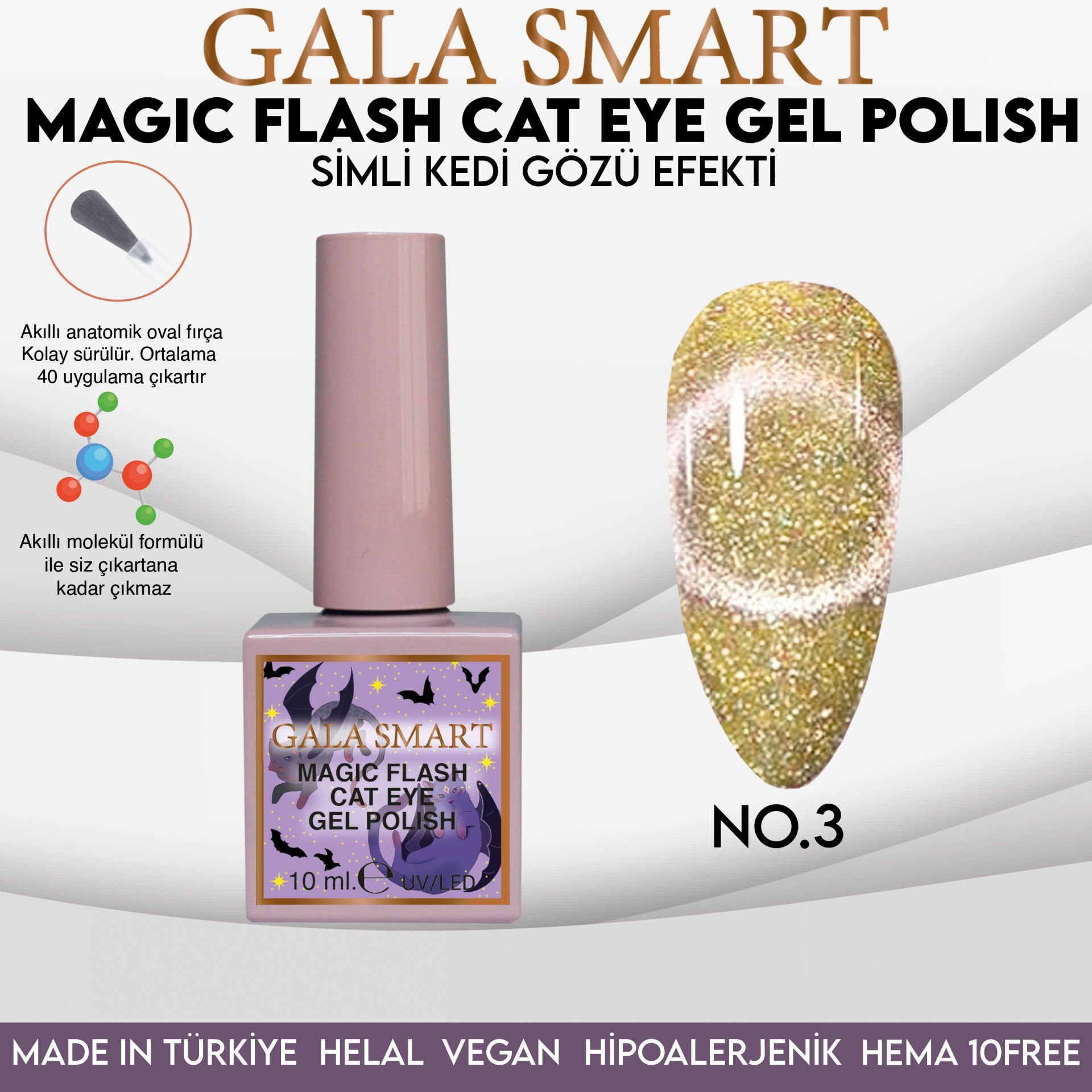 Magic Flash Cat Eye 10 ml No:03