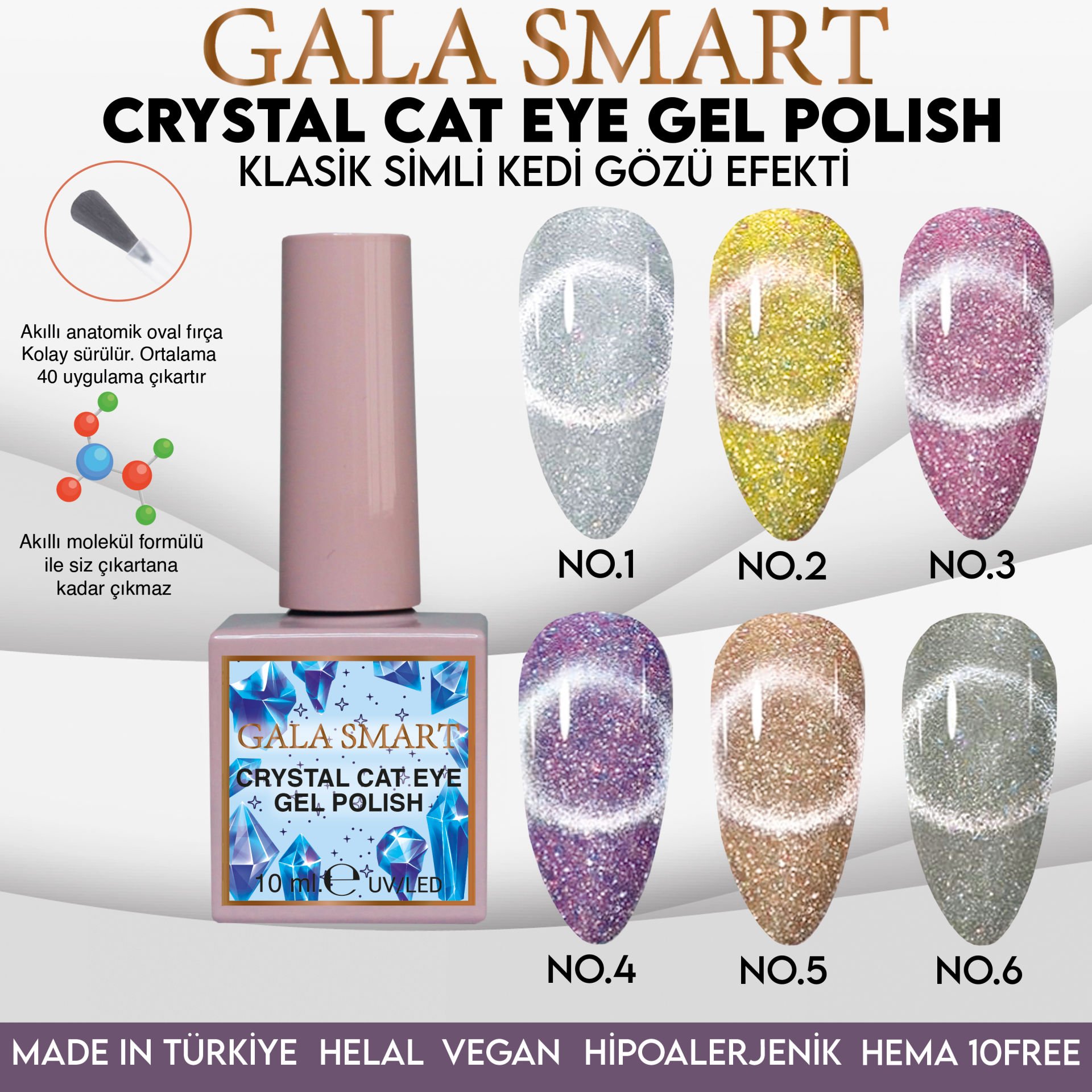 Crystal Cat Eye 10 ml No:06