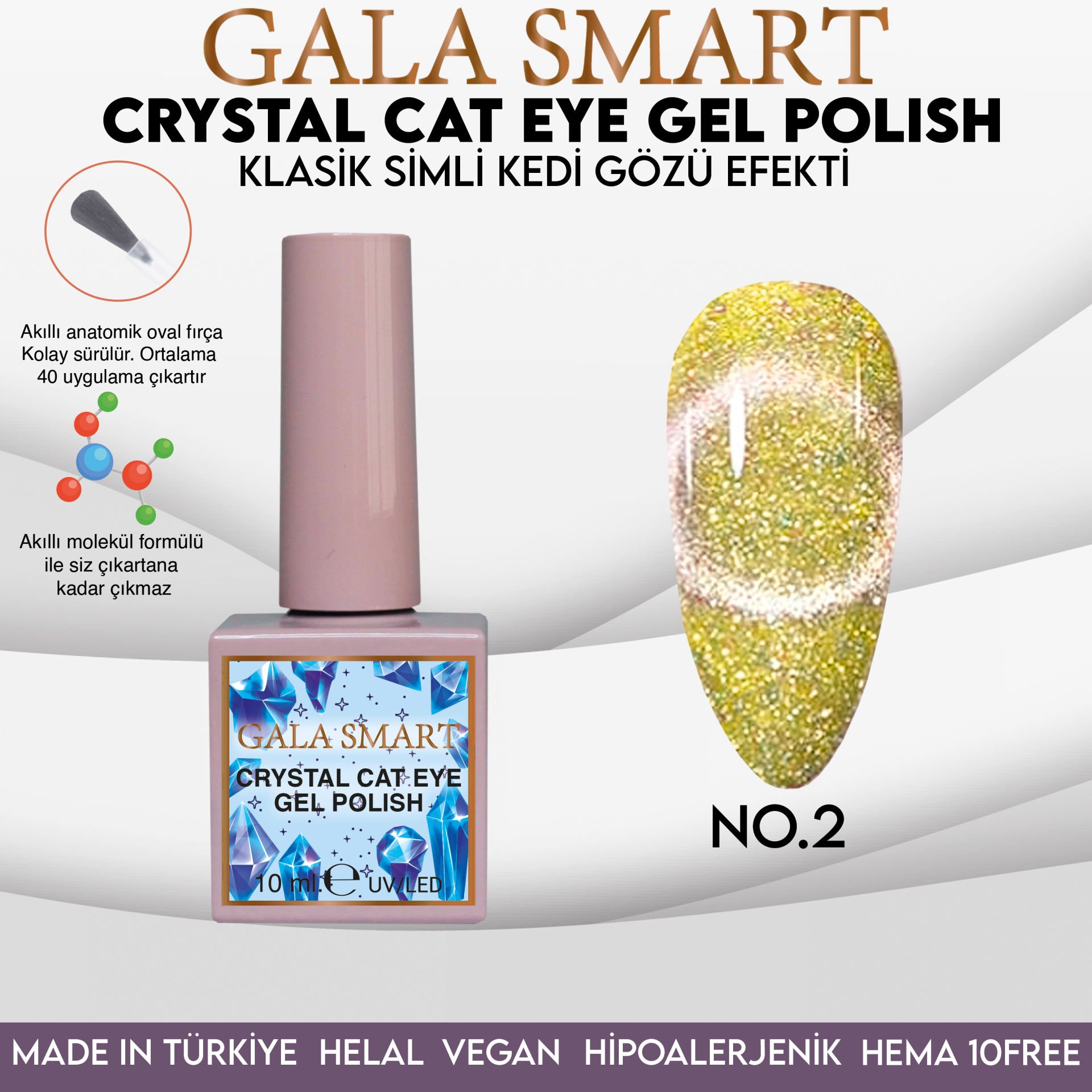 Crystal Cat Eye 10 ml No:02