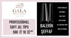 Balerin Tips Seffaf 500 Adet