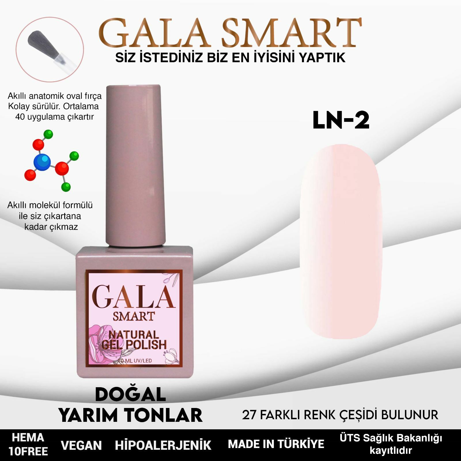 Natural Kalıcı Oje 10 ml No:02
