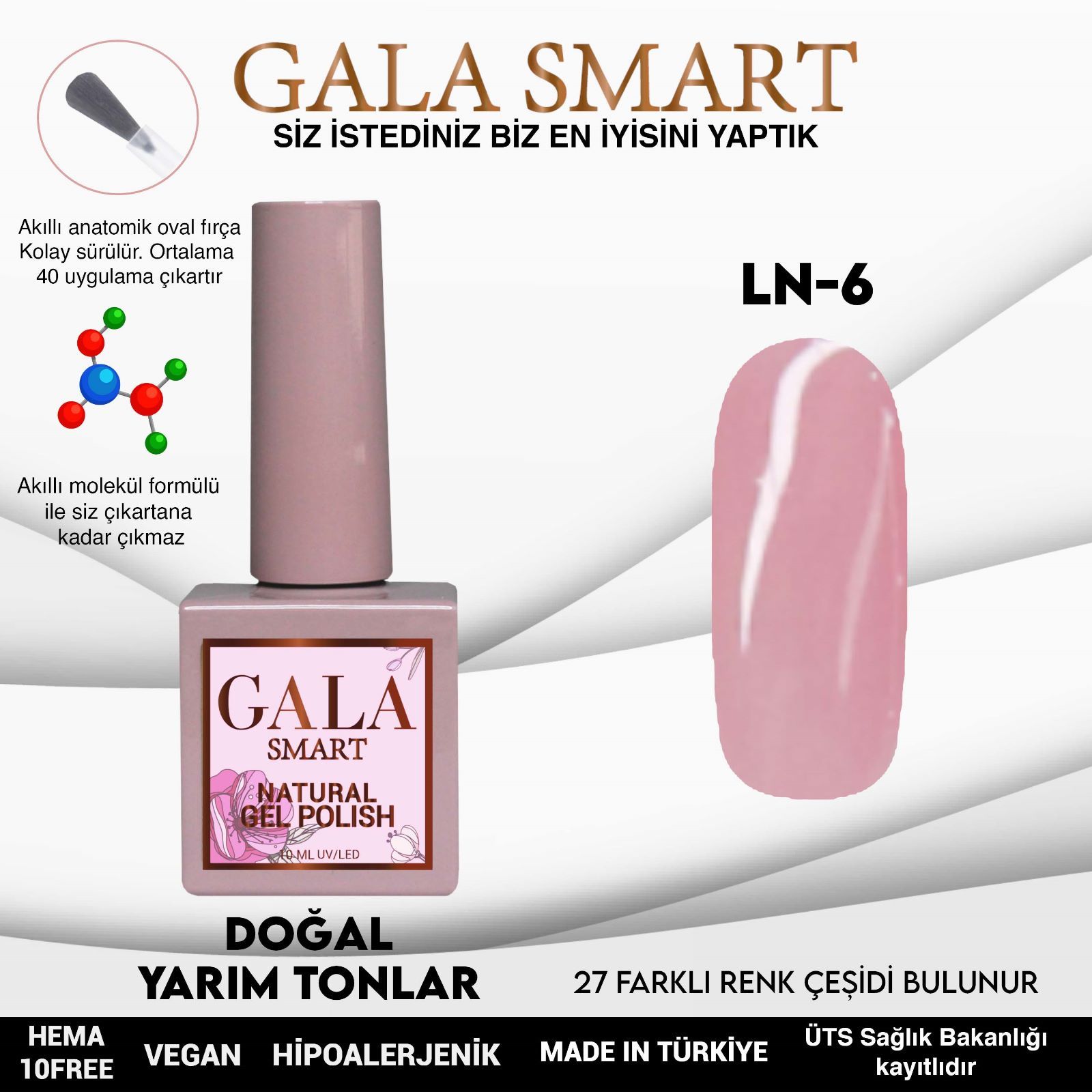 Natural Kalıcı Oje 10 ml No:06