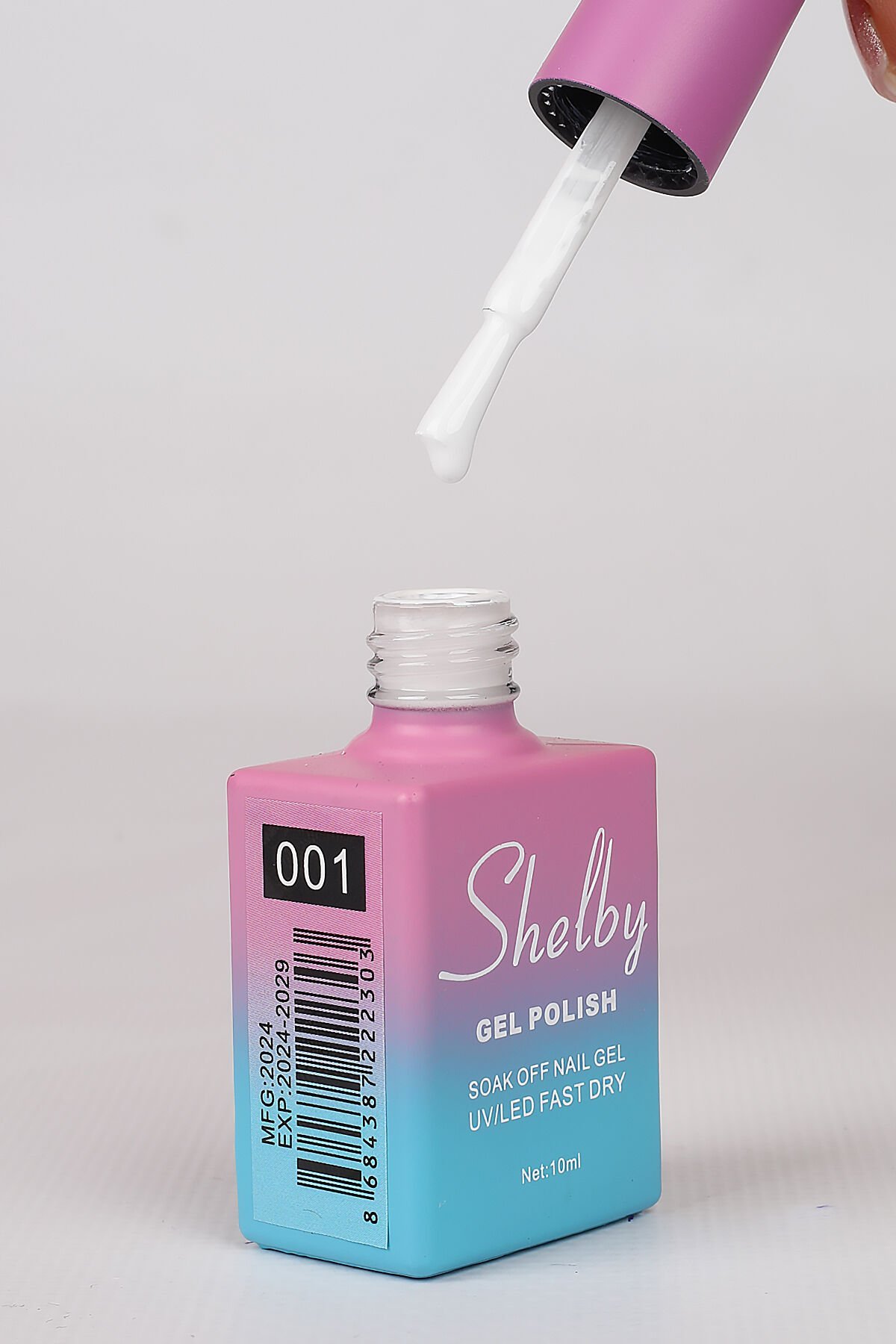 Shelby Kalıcı Oje 10 ml No:001 Beyaz