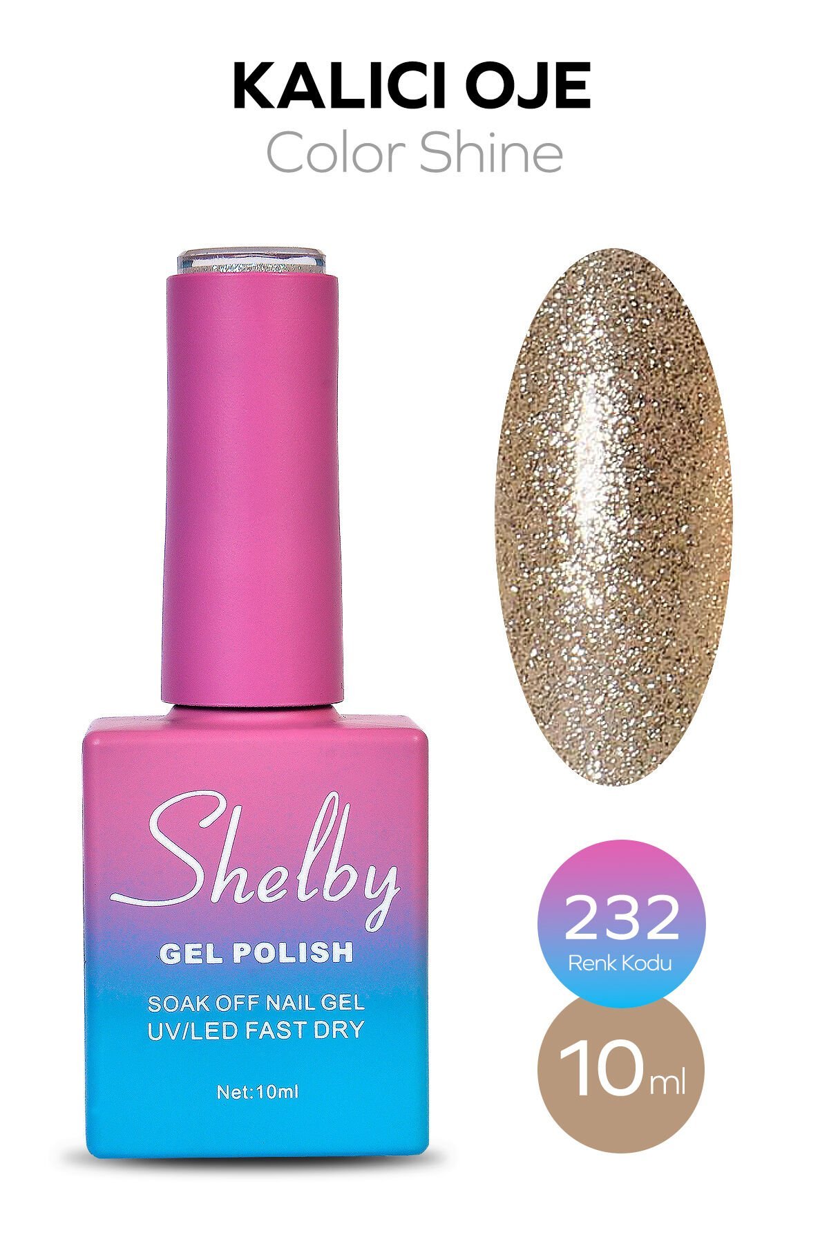 Shelby Kalıcı Oje 10 ml No:232