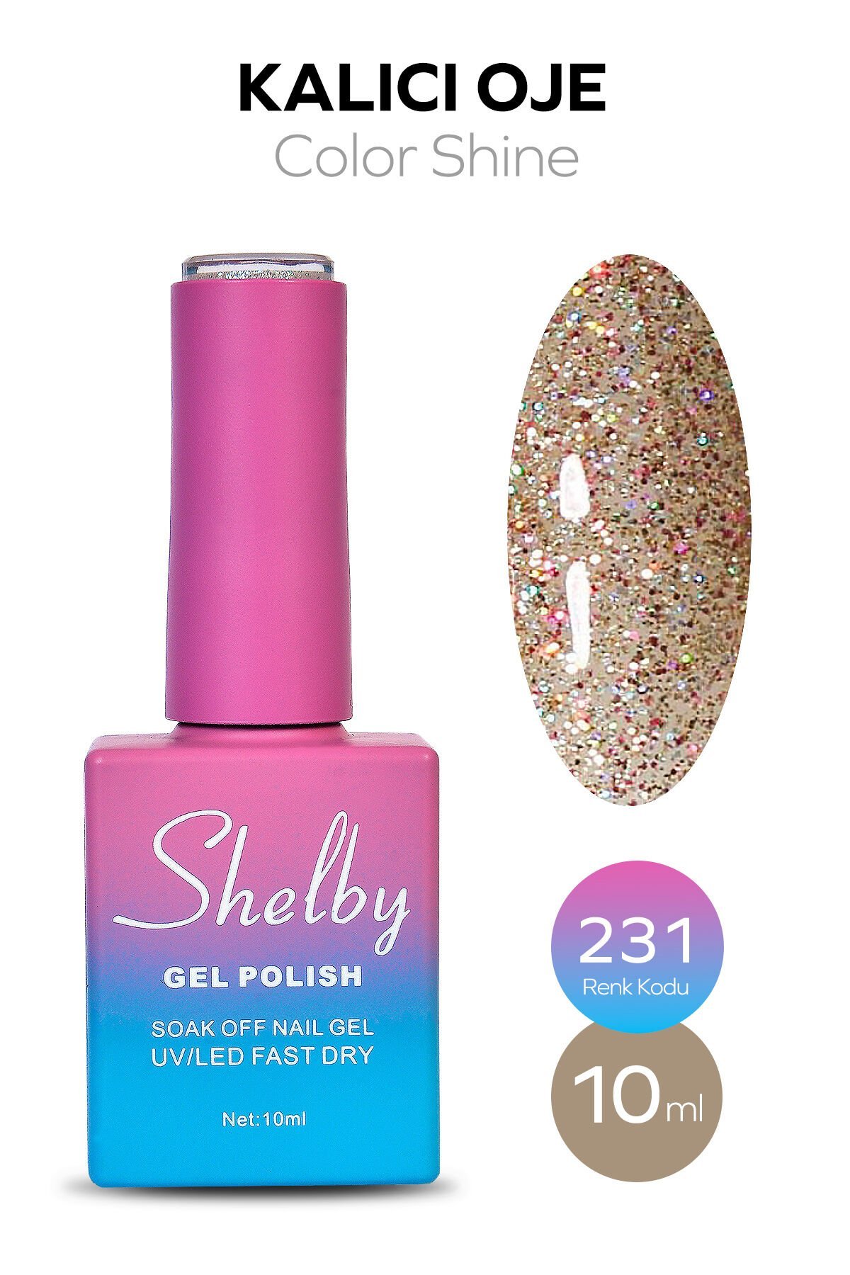 Shelby Kalıcı Oje 10 ml No:231