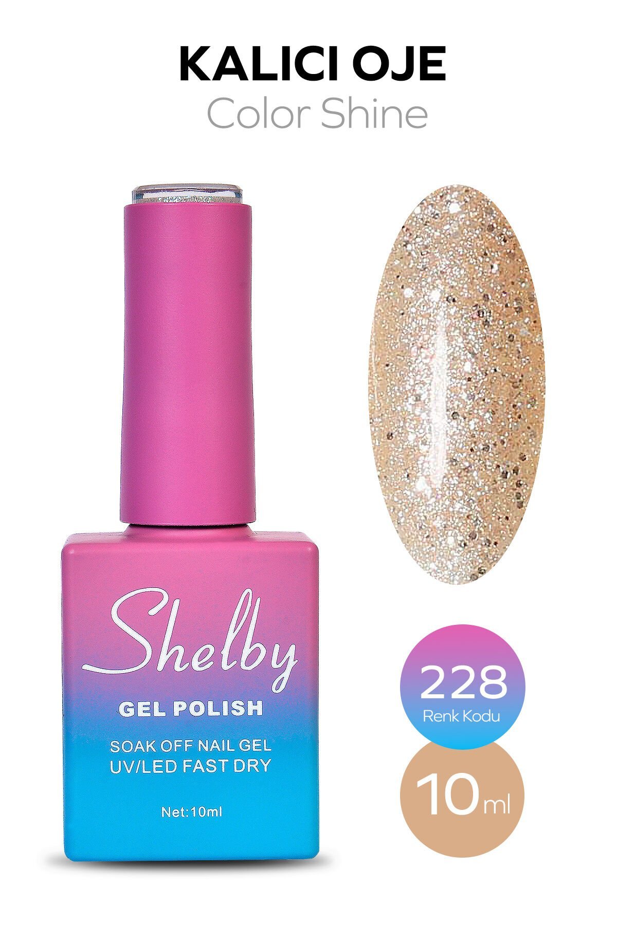 Shelby Kalıcı Oje 10 ml No:228