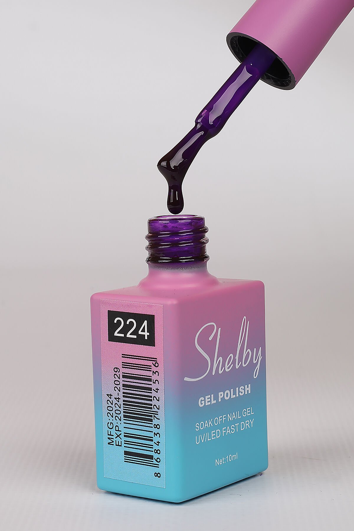 Shelby Kalıcı Oje 10 ml No:224 Candy Gel