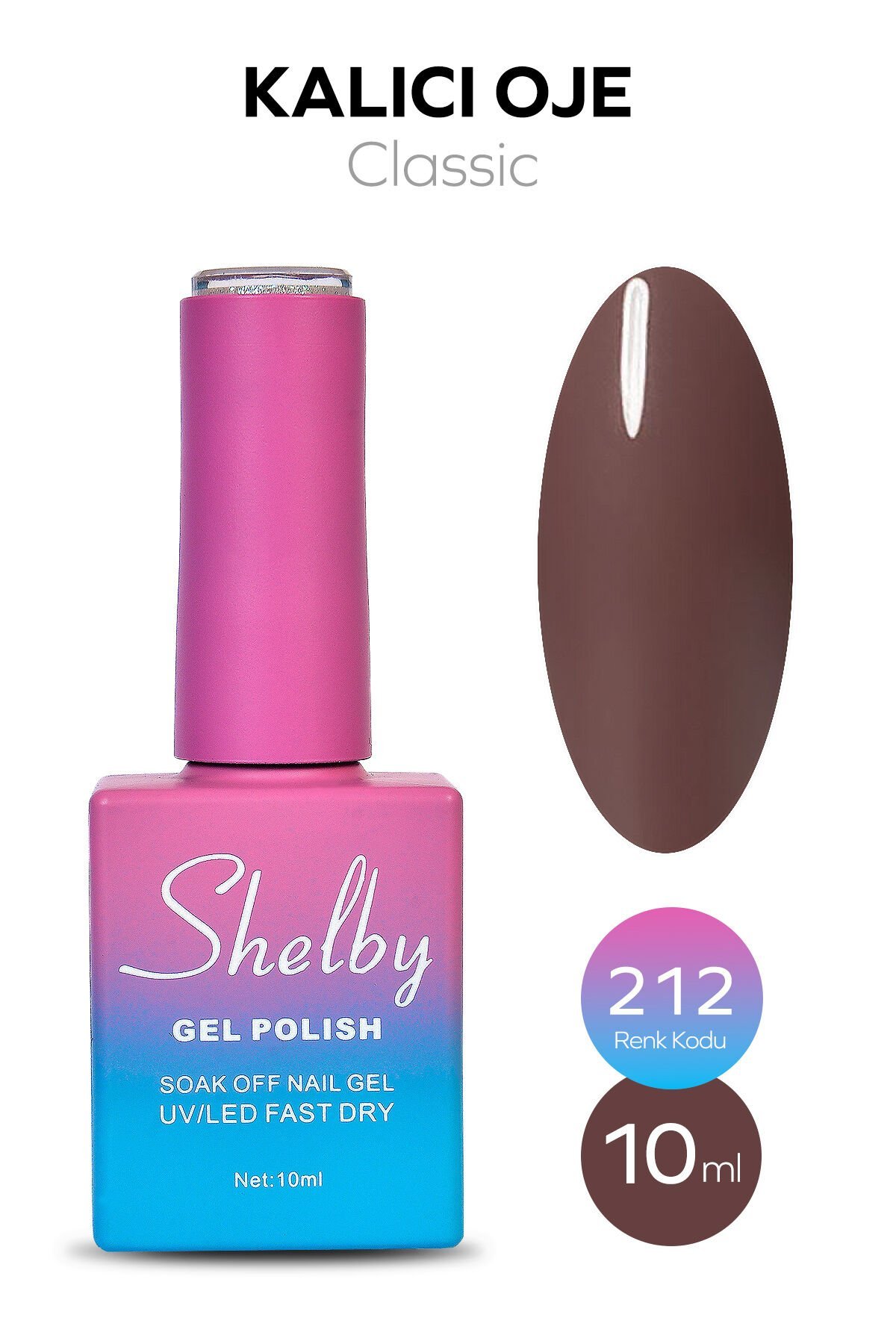 Shelby Kalıcı Oje 10 ml No:212