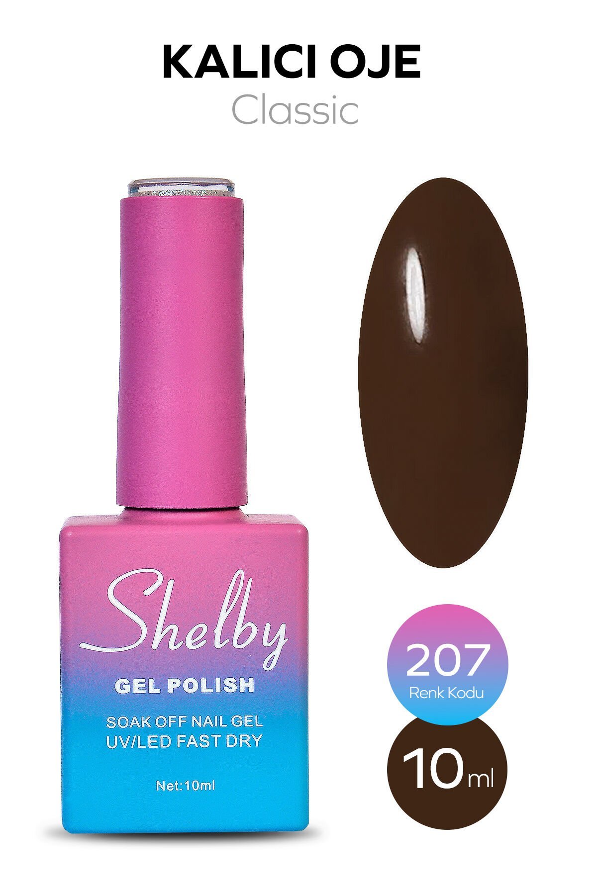 Shelby Kalıcı Oje 10 ml No:207