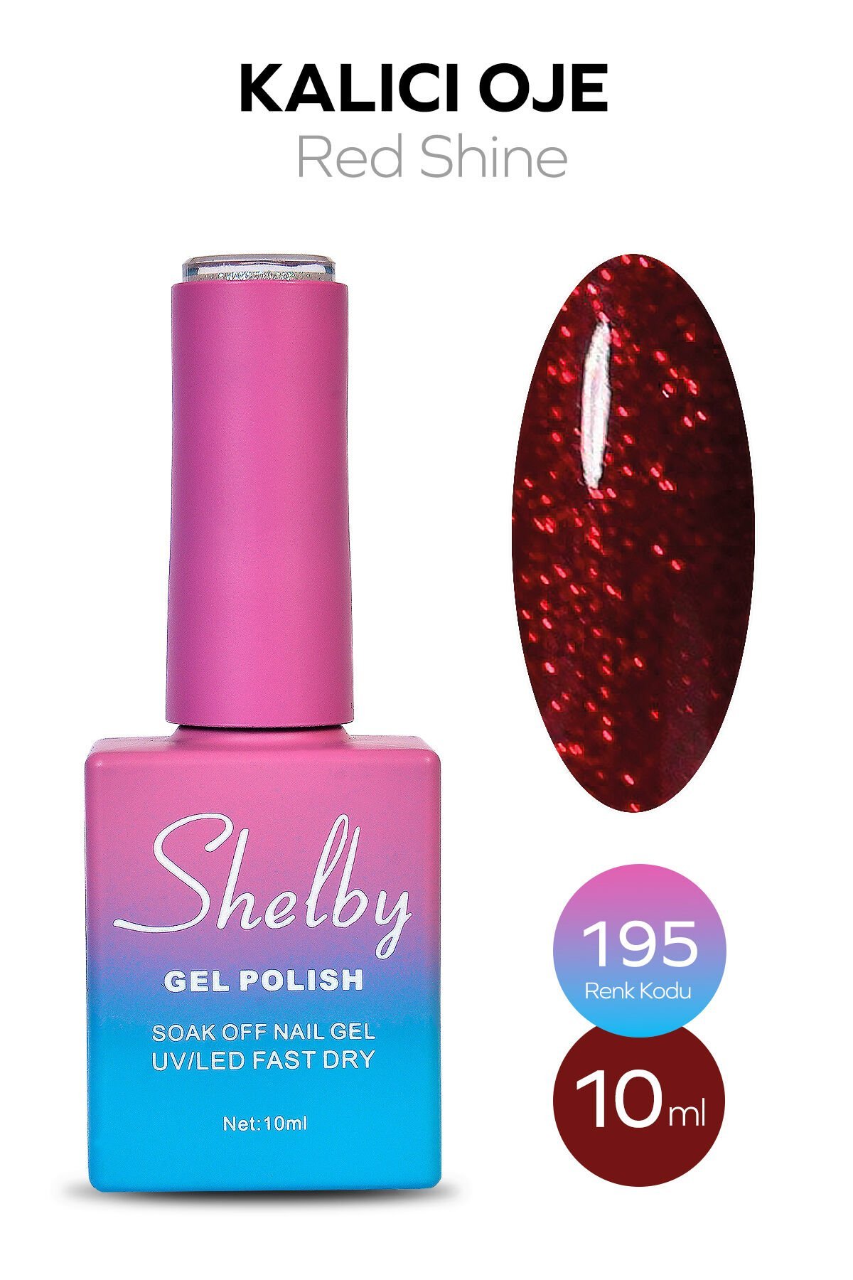Shelby Kalıcı Oje 10 ml No:195