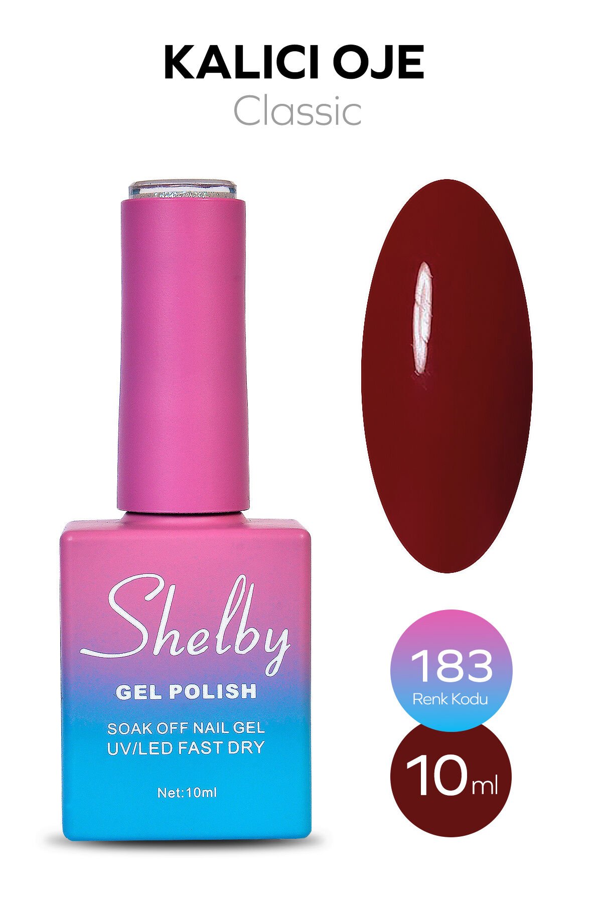 Shelby Kalıcı Oje 10 ml No:183