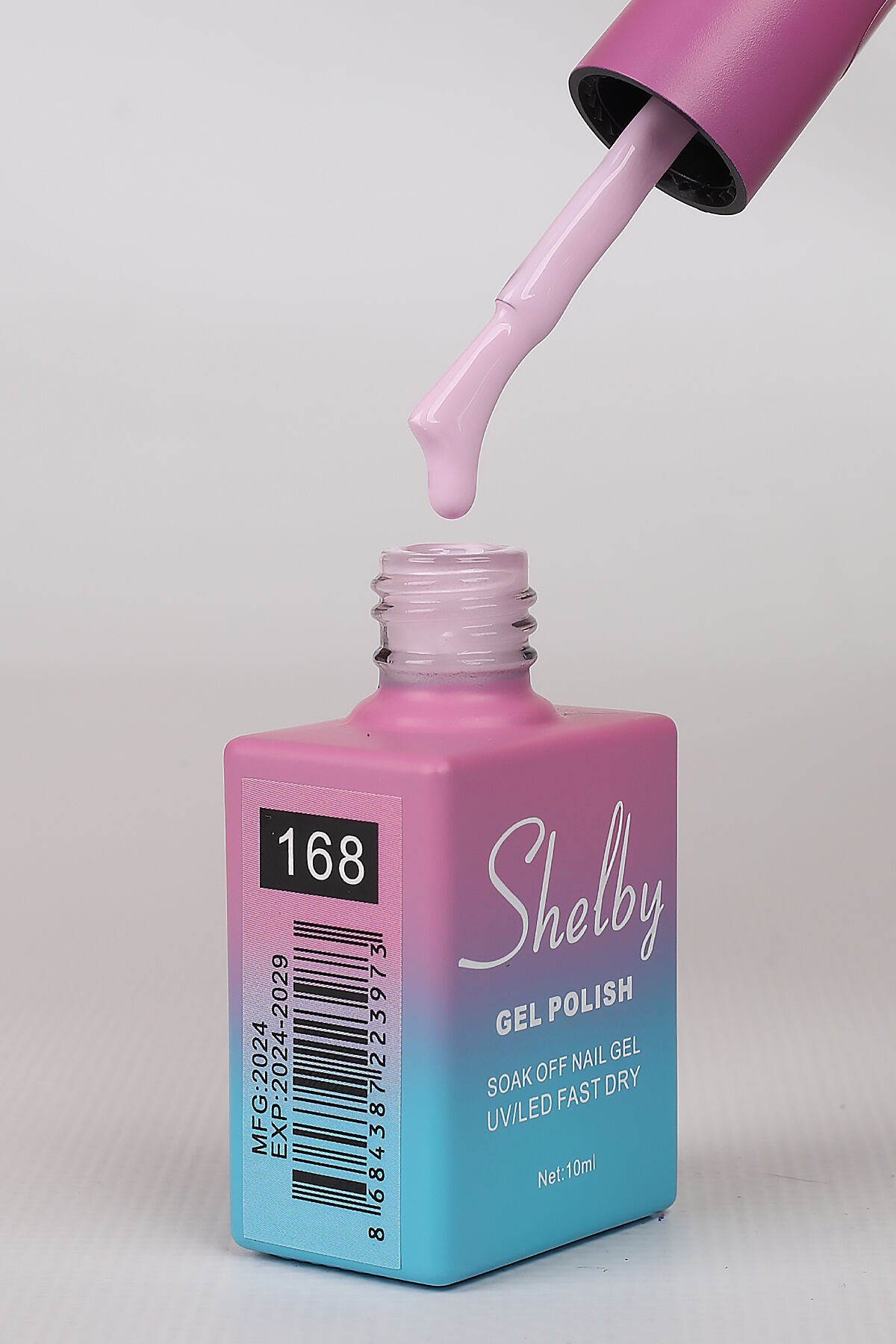 Shelby Kalıcı Oje 10 ml No:168 Pastel Gel
