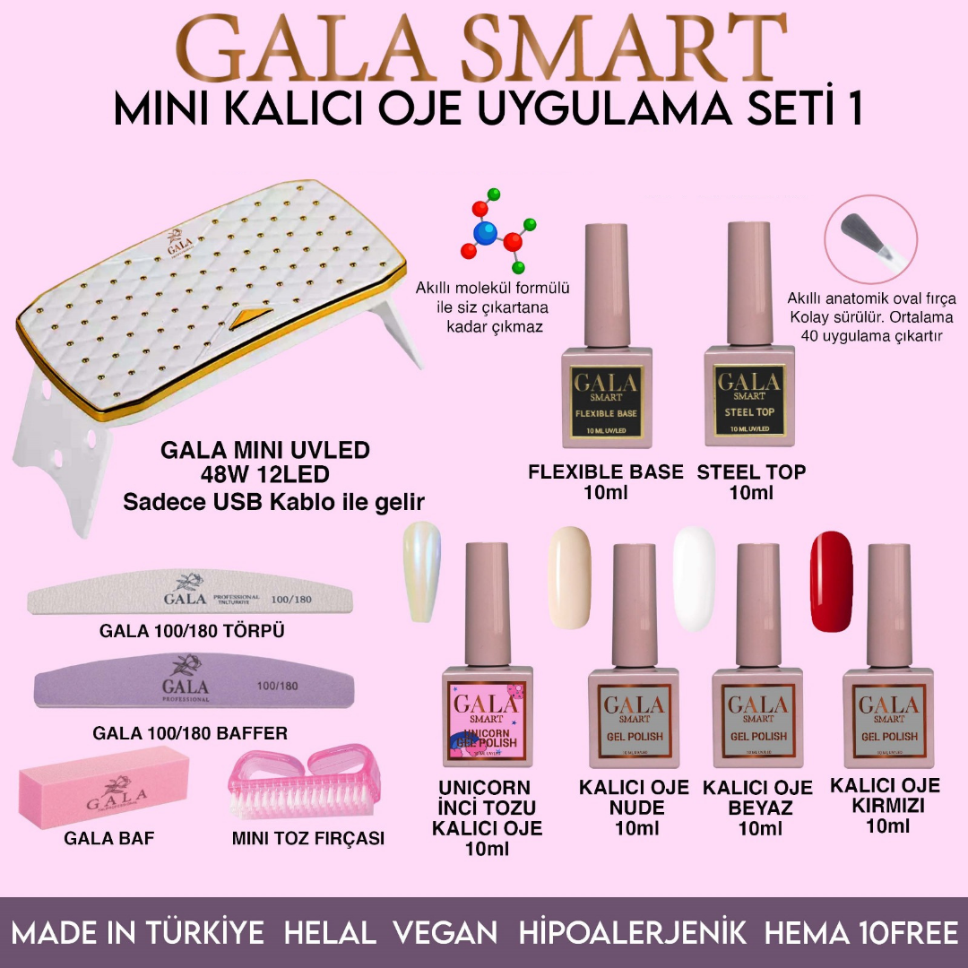 Gala Smart Mini Kalıcı Oje Set-1