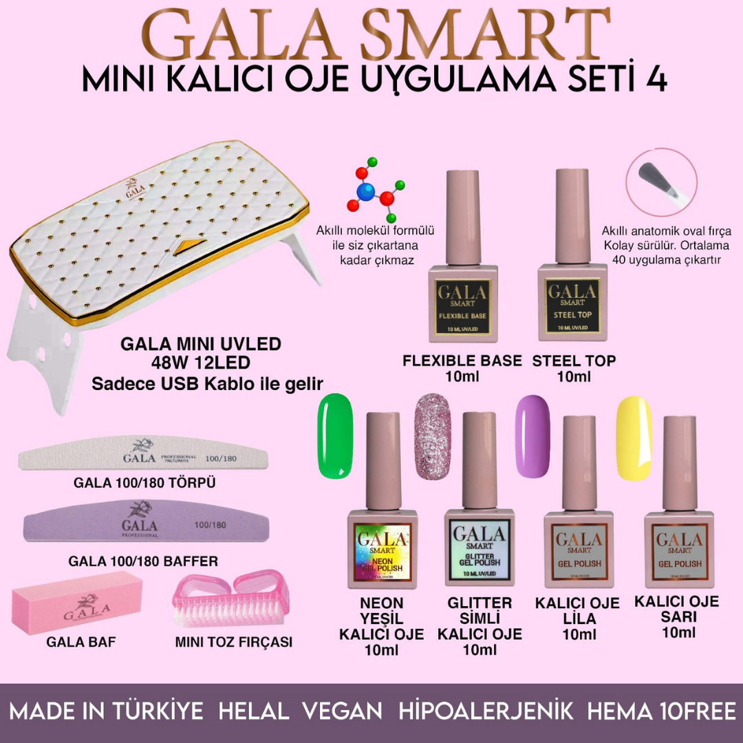 Gala Smart Mini Kalıcı Oje Set-4