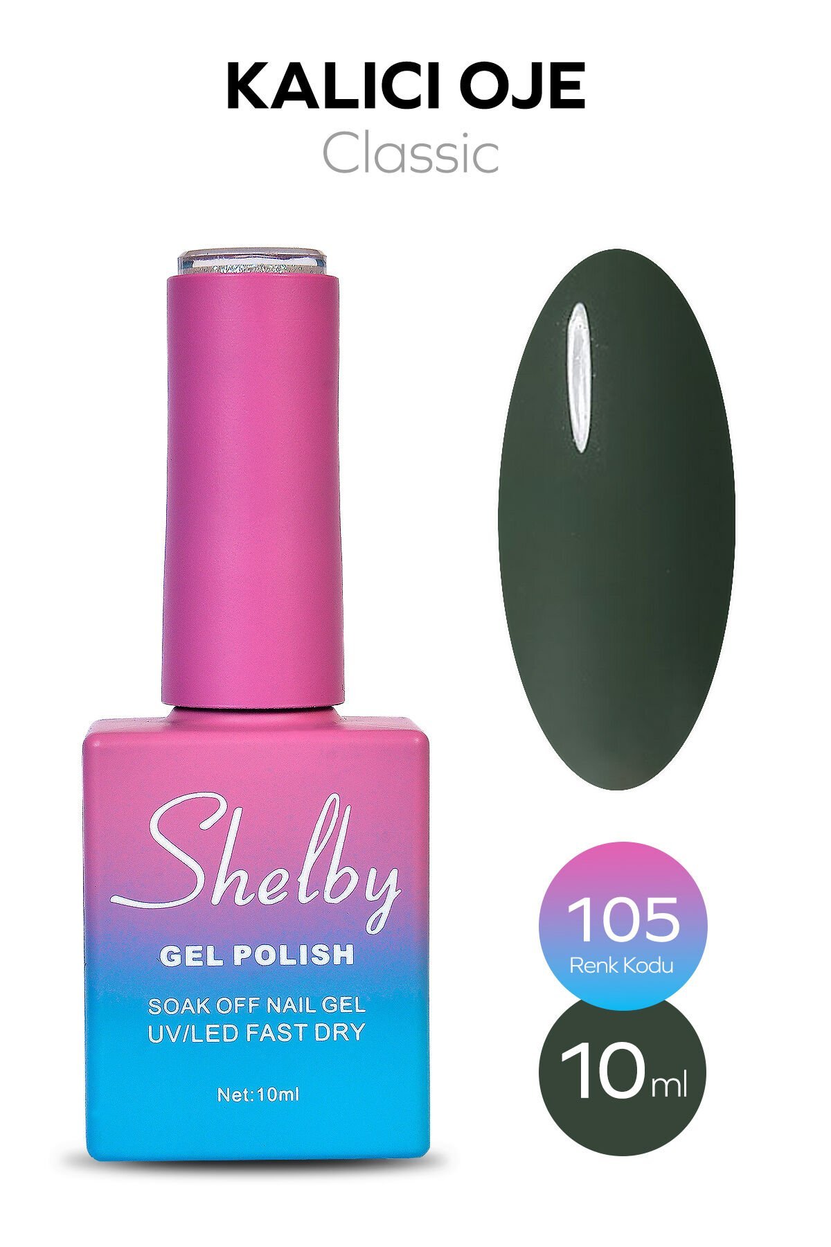 Shelby Kalıcı Oje 10 ml No:105