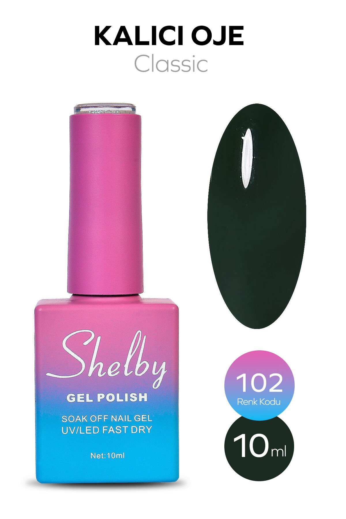Shelby Kalıcı Oje 10 ml No:102