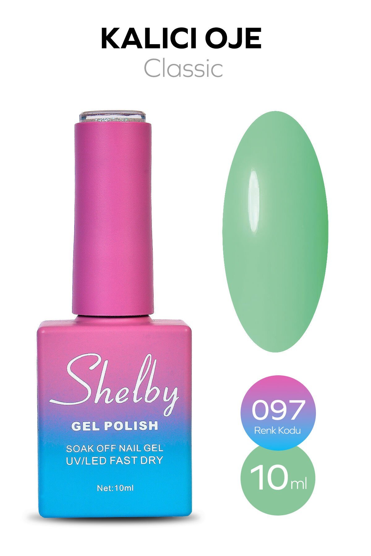 Shelby Kalıcı Oje 10 ml No:097