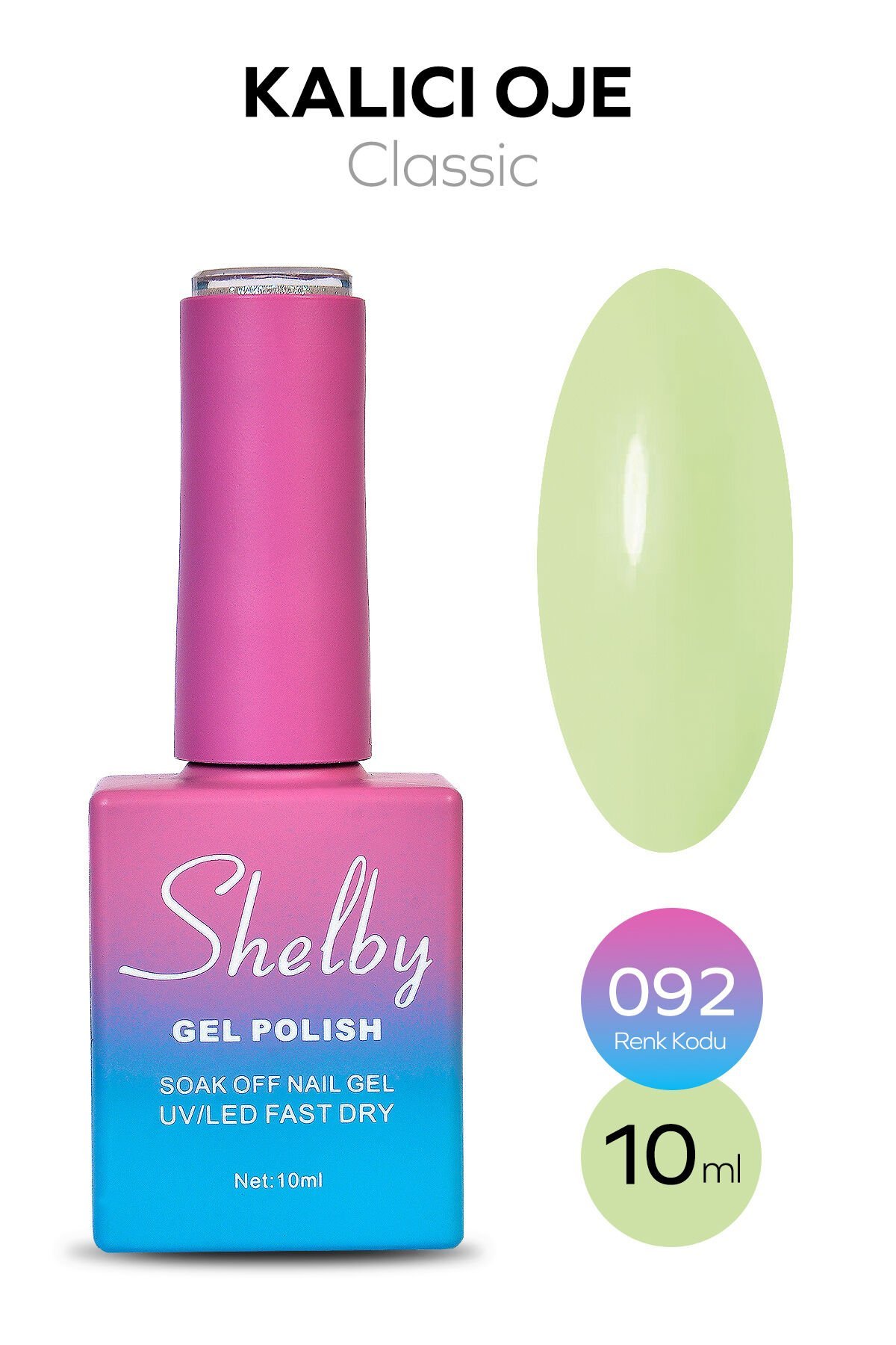Shelby Kalıcı Oje 10 ml No:092