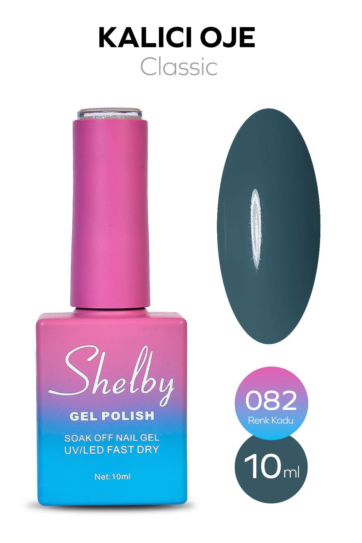 Shelby Kalıcı Oje 10 ml No:082