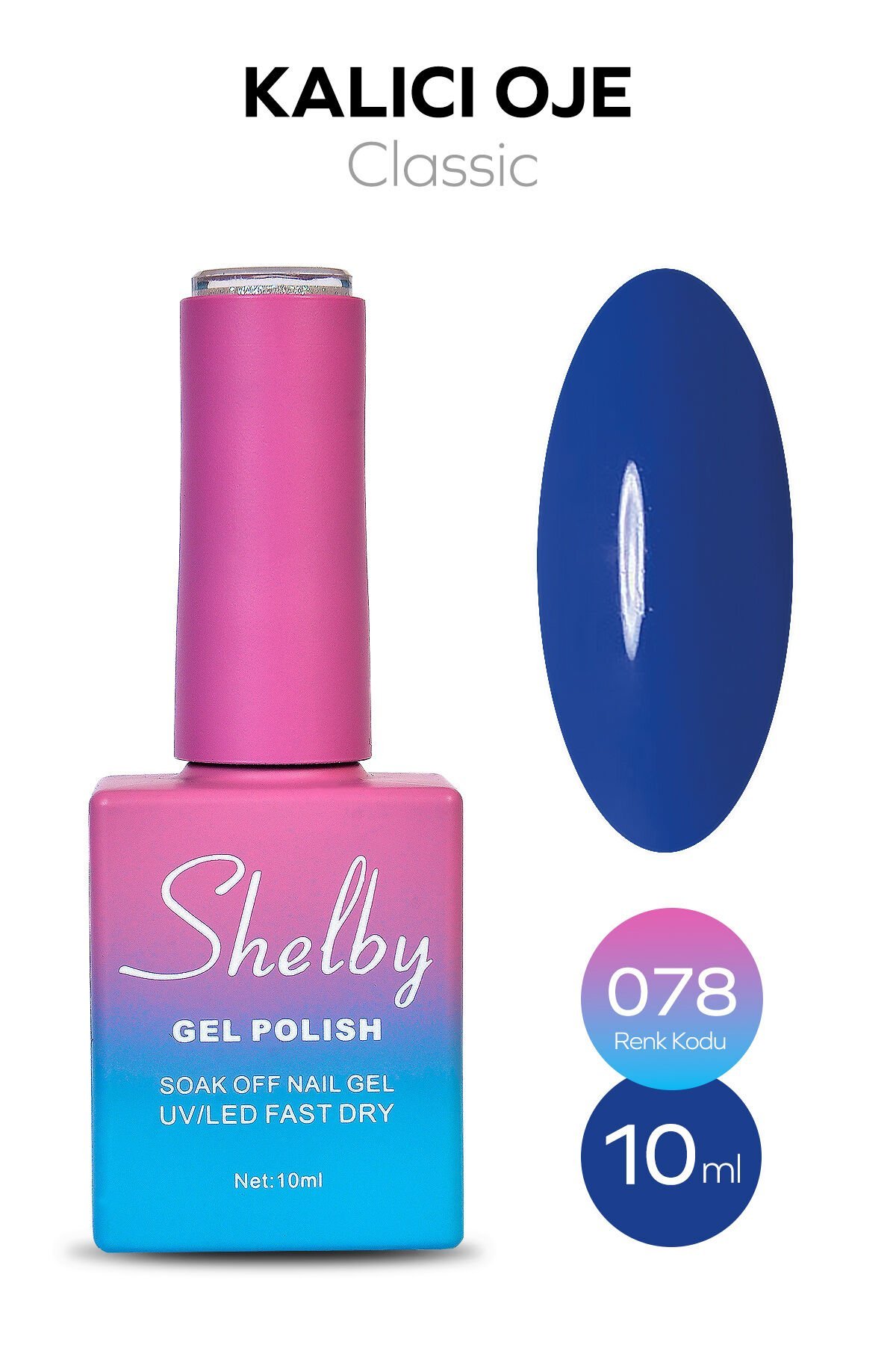 Shelby Kalıcı Oje 10 ml No:078