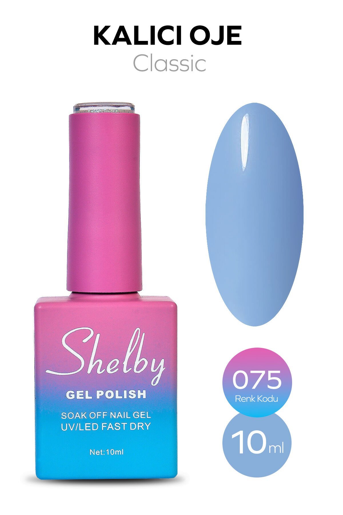Shelby Kalıcı Oje 10 ml No:075