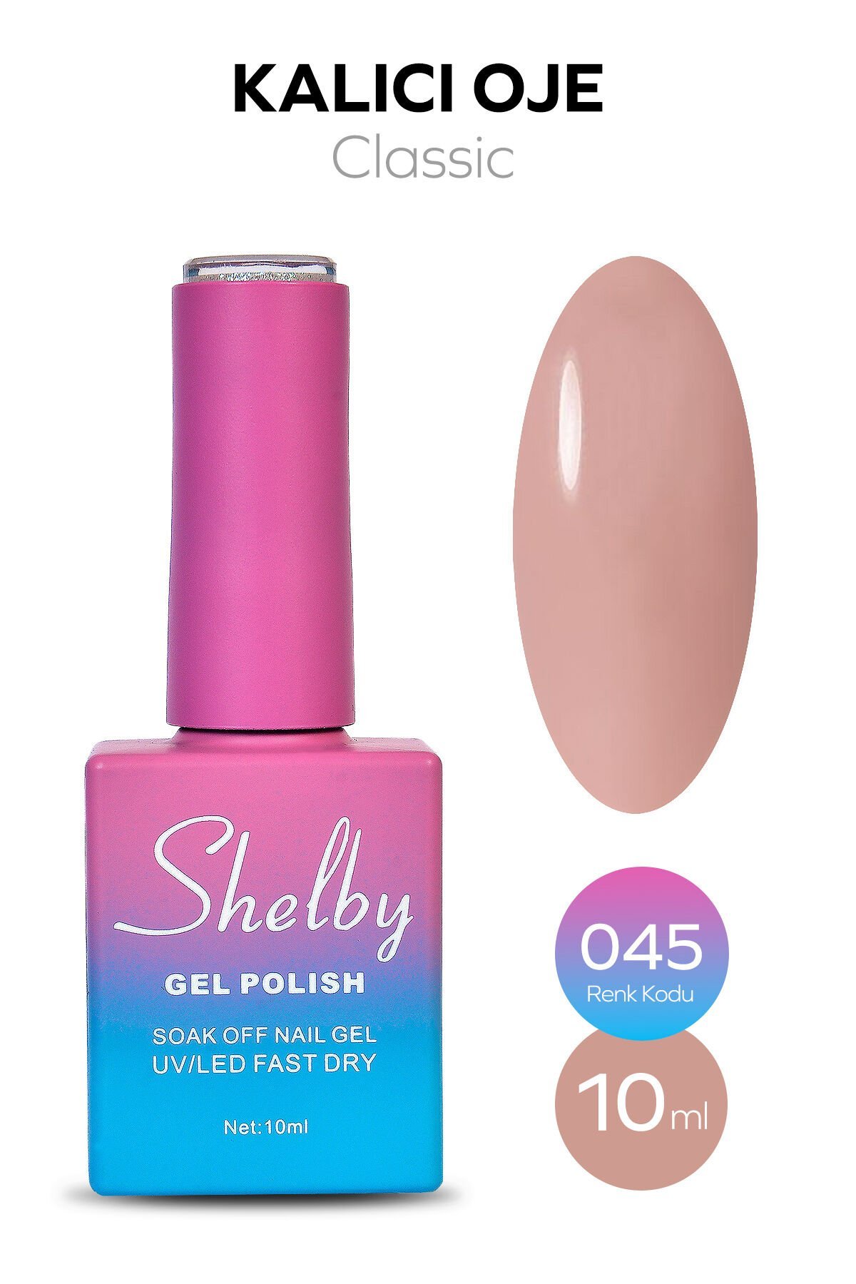 Shelby Kalıcı Oje 10 ml No:045