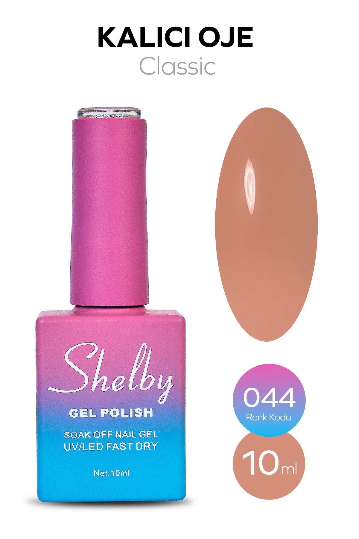 Shelby Kalıcı Oje 10 ml No:044
