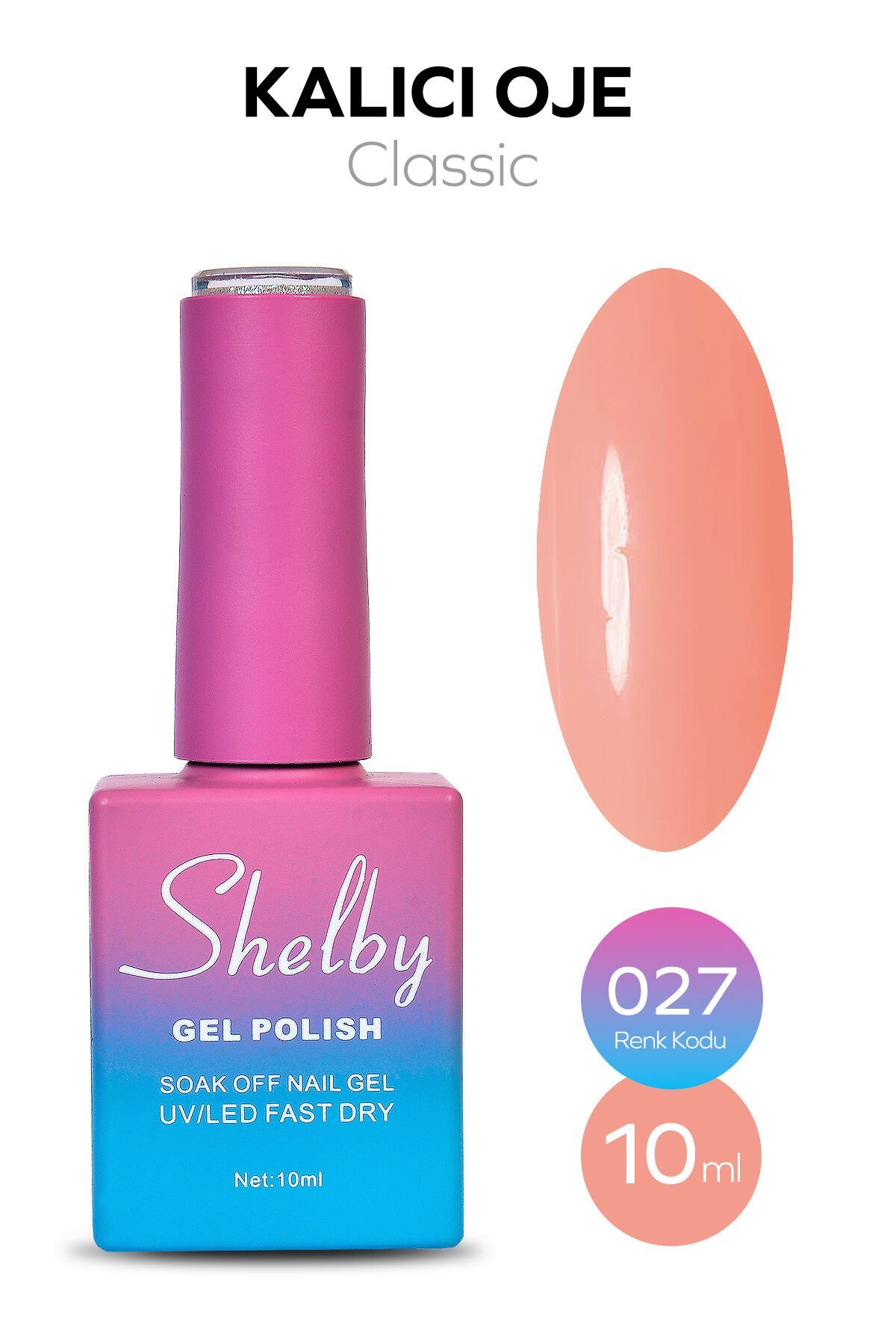 Shelby Kalıcı Oje 10 ml No:027