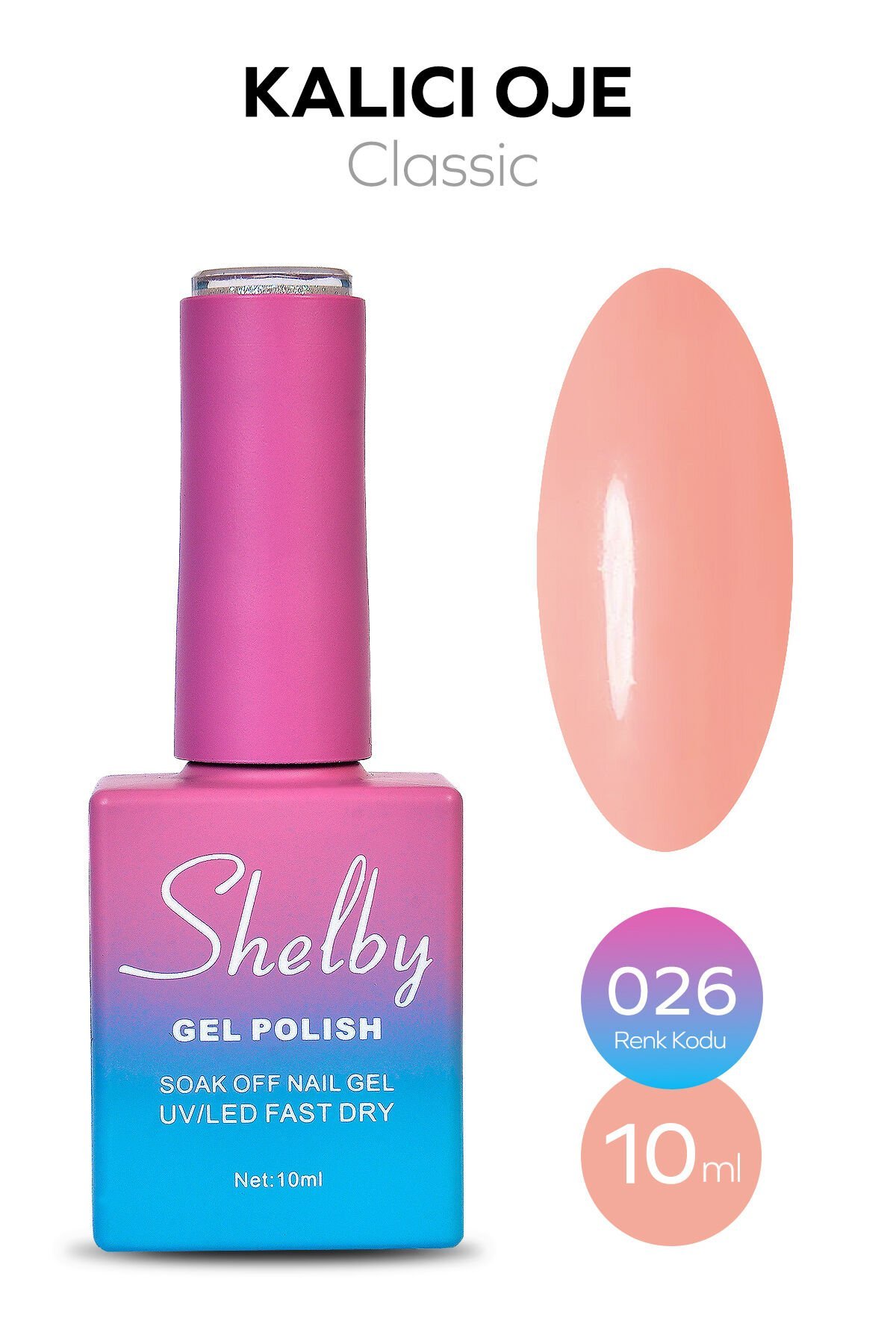 Shelby Kalıcı Oje 10 ml No:026