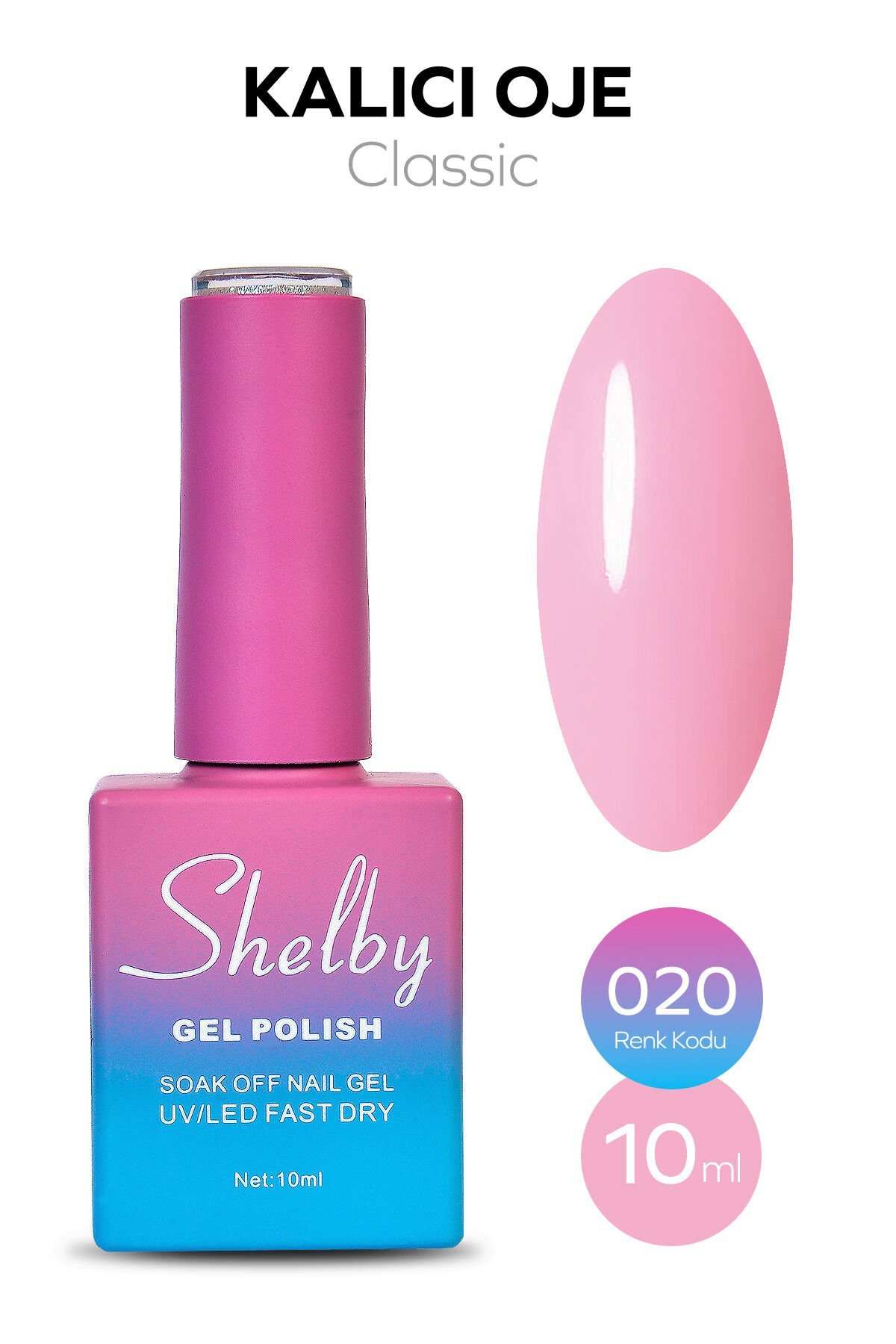 Shelby Kalıcı Oje 10 ml No:020