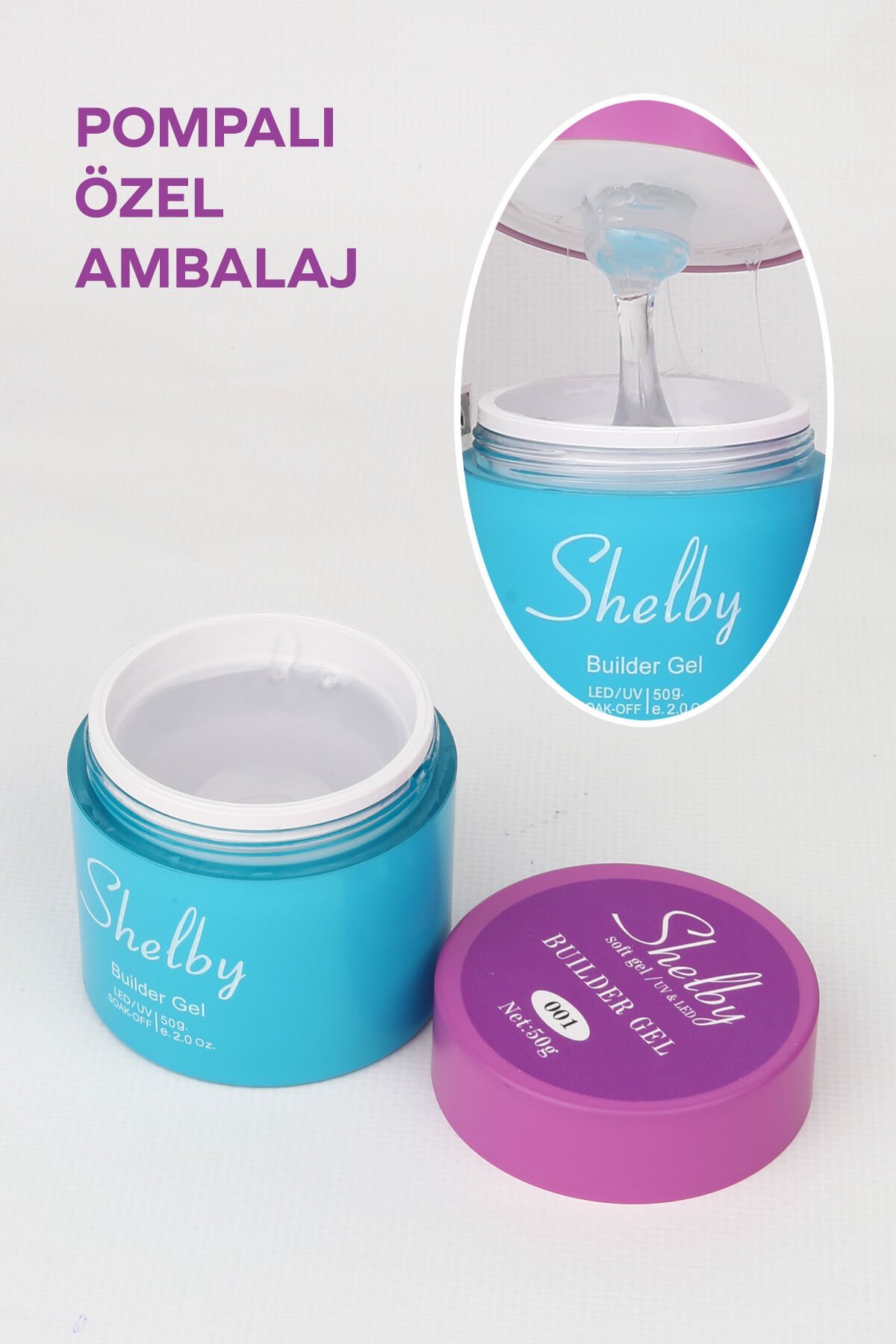 Shelby Builder Jel 50 gr No:001 Seffaf
