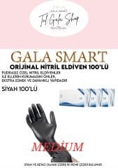 Nitril Eldiven Siyah M Beden 100 Adet