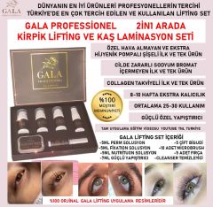 Kirpik Lifting ve Kaş Laminasyon Seti