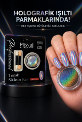 Gökkuşağı Holografik Tırnak Tozu