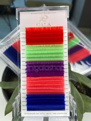 Gala Smart Çek Bırak Renkli İpek Kirpik 0,07 D Mix