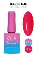 Shelby Kalıcı Oje 10 ml No:222 Candy Gel (Vitraj)