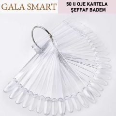 Renk Kartela Seffaf 50 Adet