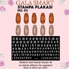 GALA STAMP PLAKA NO:03